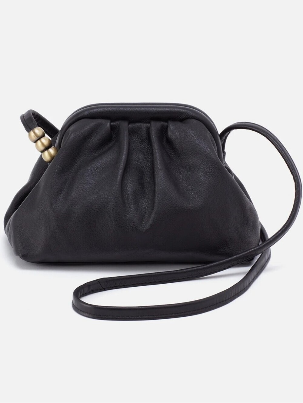 Hobo Adalyn Black Leather Handbag Purse